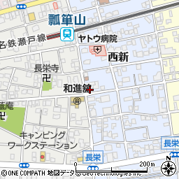 日本報知機瓢箪山社員寮周辺の地図