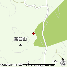 愛知県豊田市東萩平町水上周辺の地図