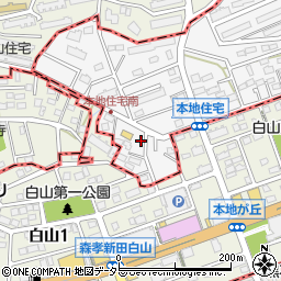 愛知県尾張旭市緑町緑ケ丘4周辺の地図