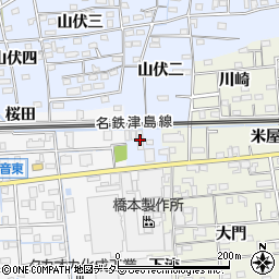 大日産業　甚目寺工場周辺の地図
