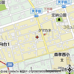 愛知県名古屋市守山区向台1丁目2102周辺の地図