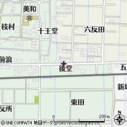 愛知県あま市花長（大門先）周辺の地図