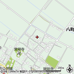 滋賀県犬上郡豊郷町八町周辺の地図