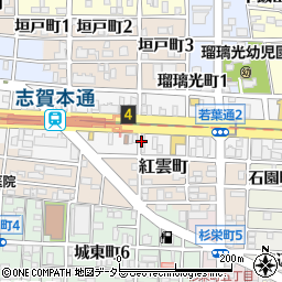 株式会社アートコーヒー　名古屋支店周辺の地図
