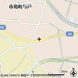 兵庫県丹波市市島町与戸2502周辺の地図