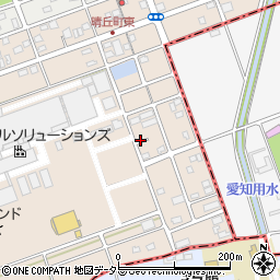 愛知県尾張旭市晴丘町（東）周辺の地図