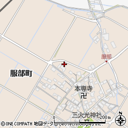 滋賀県彦根市服部町1238周辺の地図