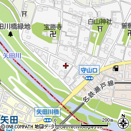矢田橋住宅周辺の地図