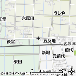 愛知県あま市花長高ノ宮周辺の地図