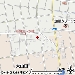 愛知県愛西市草平町新開166周辺の地図