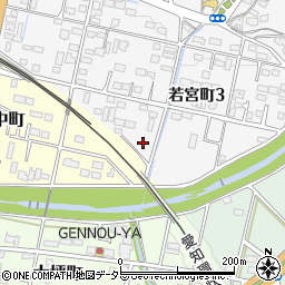 愛知県瀬戸市若宮町3丁目173周辺の地図