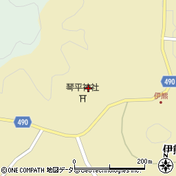 愛知県豊田市伊熊町落合周辺の地図