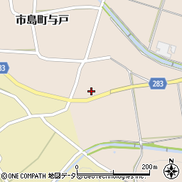 兵庫県丹波市市島町与戸877周辺の地図