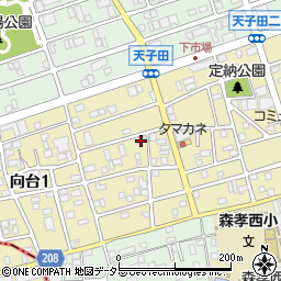 愛知県名古屋市守山区向台1丁目2013周辺の地図