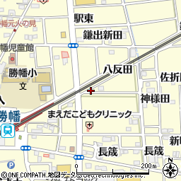 愛知県愛西市勝幡町駅東121周辺の地図