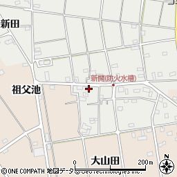 愛知県愛西市草平町新開119周辺の地図