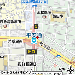 愛知銀行大曽根支店周辺の地図