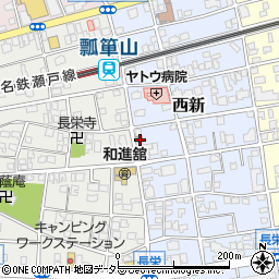 名古屋瓢箪山郵便局 ＡＴＭ周辺の地図