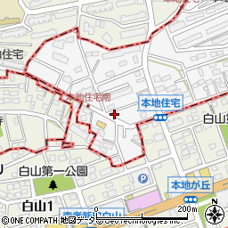 愛知県尾張旭市緑町緑ケ丘27-27周辺の地図