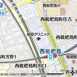 堀田クリニック周辺の地図