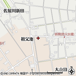 愛知県愛西市町方町大山田27周辺の地図