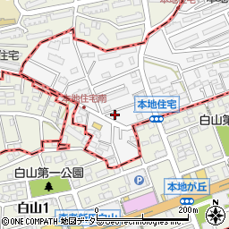 愛知県尾張旭市緑町緑ケ丘27-25周辺の地図