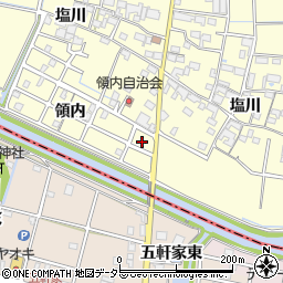 愛知県稲沢市平和町領内108周辺の地図