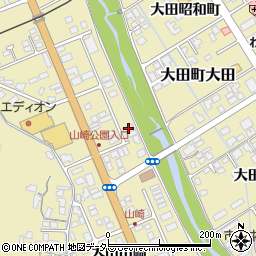島根県大田市大田町大田山崎ロ-1177-8周辺の地図
