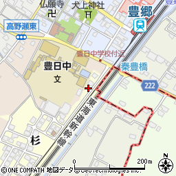 滋賀県犬上郡豊郷町杉1204周辺の地図