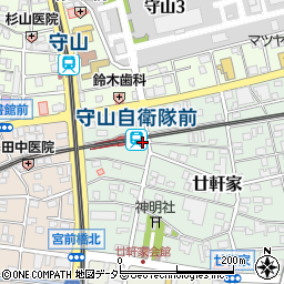 フラワー薬局　もりやま店周辺の地図