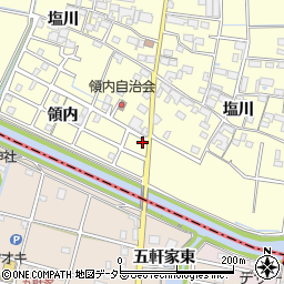 愛知県稲沢市平和町領内104周辺の地図