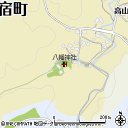 八幡神社周辺の地図