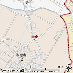 滋賀県彦根市服部町426-6周辺の地図