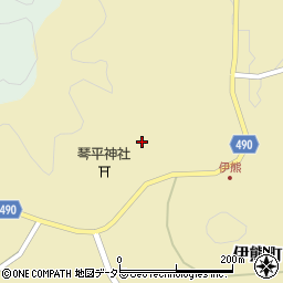 愛知県豊田市伊熊町（小谷下）周辺の地図