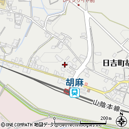 京都府南丹市日吉町胡麻才ノ本周辺の地図