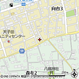 愛知県名古屋市守山区向台3丁目103周辺の地図