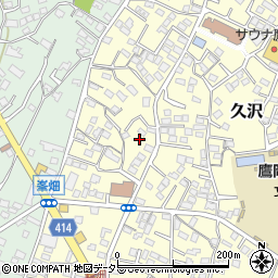 静岡県富士市久沢859-8周辺の地図
