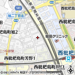 〒452-0064 愛知県清須市西枇杷島町旭の地図