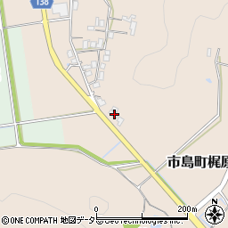 兵庫県丹波市市島町梶原123周辺の地図