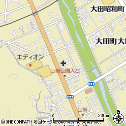 島根県大田市大田町大田山崎ロ-1178-10周辺の地図
