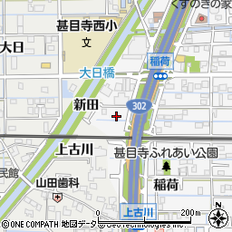 愛知県あま市甚目寺稲荷48-3周辺の地図