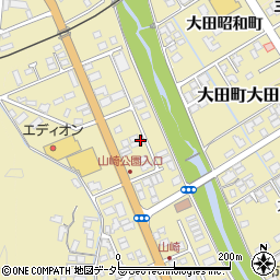 島根県大田市大田町大田山崎ロ-1178-4周辺の地図