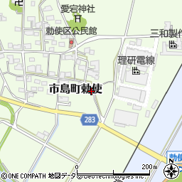 兵庫県丹波市市島町勅使周辺の地図