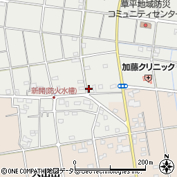 愛知県愛西市草平町新開54周辺の地図