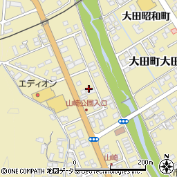 島根県大田市大田町大田山崎ロ-1178-2周辺の地図