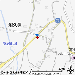 静岡県富士宮市沼久保211周辺の地図