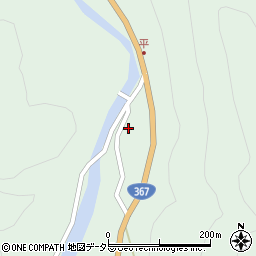 滋賀県大津市葛川坂下町262周辺の地図