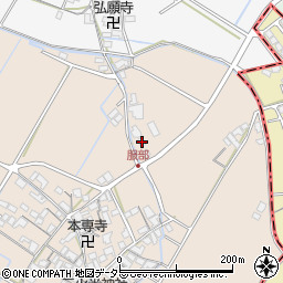 滋賀県彦根市服部町426周辺の地図