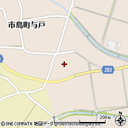 兵庫県丹波市市島町与戸882周辺の地図