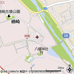 滋賀県犬上郡多賀町楢崎周辺の地図